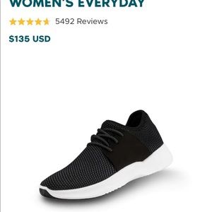 Vessi waterproof sneaker size 6